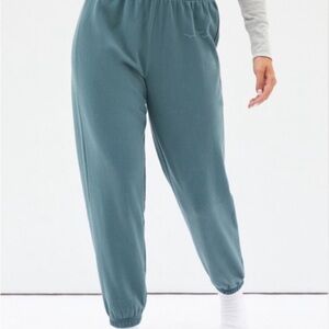 LAZYPANTS FLEECE RELAXED JOGGER IN TIDAL BLUE SIZE S